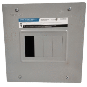 Centro de carga 4 espacios QP empotrar SIEMENS
T04ML2125F empotrar